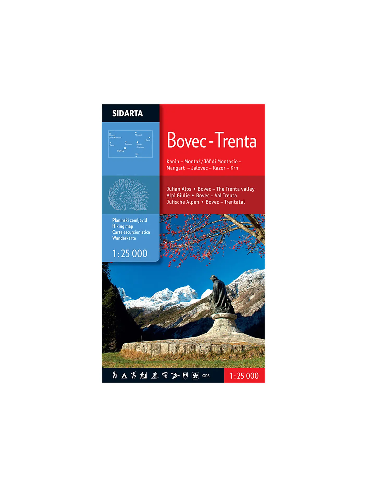 ROTHER | Wanderkarte Bovec Trenta Maßstab 1:25.000 | 